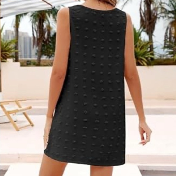 Amazon Black Sleeveless Sheath Mini Dress - Picture 1 of 2